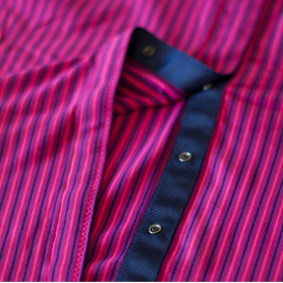 Lululemon Plum and Blue Striped Vinyasa Scarf/Wrap *Rulu, One Size - Picture 4 of 10